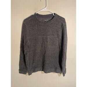 Men's Toad & Co Breithorn Sweater Gray Pullover Crewneck Wool Blend Medium